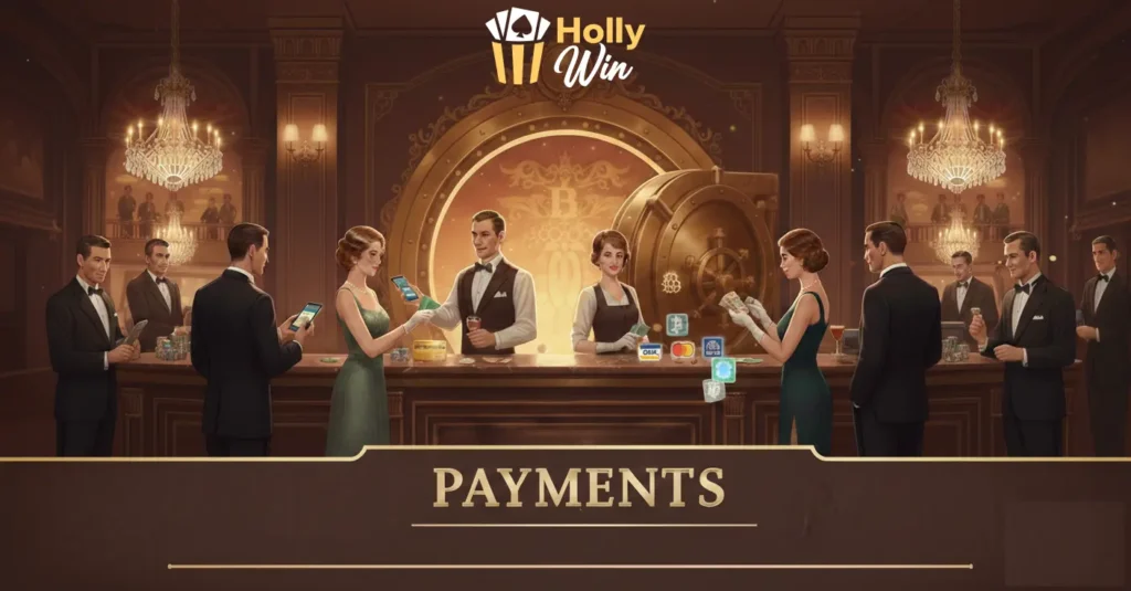 HollyWin Casino Payments